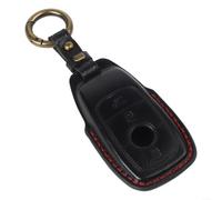 Coque en cuir de vachette pour MerFor des C et E pour pour télécommande à 3 boutons pour maintenir la n état et améliorer la prise en main (noir)