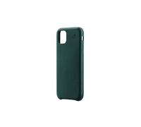 Coque en cuir gainé pour iPhone 11 Pro Max vert