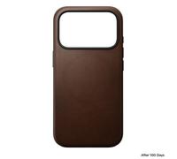 Coque en Cuir Moderne Nomad iPhone 17 Pro - Marron - NM014322858