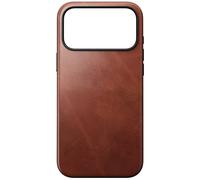 Coque en Cuir Moderne Nomad iPhone 17 Pro Max - Marron Old Dublin Horween - NM014223858
