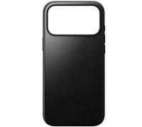 NOMAD Étui moderne en cuir noir compatible avec iPhone 17 Pro Étui de téléphone compatible avec chargeur Magsafe pour iPhone 17 Pro