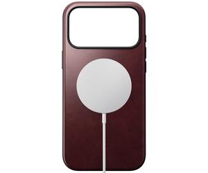 Coque en cuir Nomad Modern iPhone 17 Pro - Bordeaux Horween - NM011857858