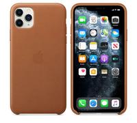 Coque En Cuir Officielle Apple Pour IPhone 11 Pro Max - Marron Foncé