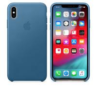 Coque En Cuir Officielle Apple Pour IPhone XS Max - Cape Cod Blue - Neuf