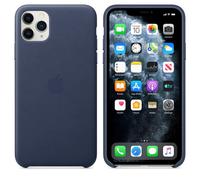 Coque En Cuir Officielle D'Apple Pour L'iPhone 11 Pro Max - Bleu Nuit