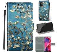 Coque en Cuir Oppo A54 5G, Étui Téléphone Oppo A74 5G / Oppo A93 5G, Housse Pochette Oppo A54 5G Fonction Stand Etui Coque pour Oppo A54 5G / Oppo A74 5G / Oppo A93 5G