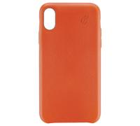 Coque en Cuir Orange pour Apple iPhone X/XS Beetlecase