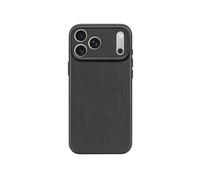 DECODED Coque pour iPhone 17 Pro Max, Cuir ECCO Premium, Compatible avec MagSafe, Magnétique, Protection Caméra, Bouton Camera Control, Anti-Rayures, Noir