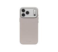 Coque en Cuir pour iPhone 17 Pro Max Solid Clay Compatible MagSafe Beige