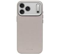 Coque en Cuir pour iPhone 17 Pro Max Solid Clay Compatible MagSafe Beige