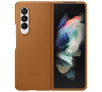 Coque Samsung Z Fold 3 Cuir marron clair