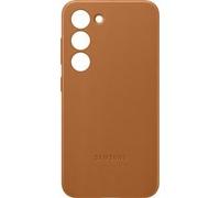 Sam Leather Cover für Galaxy S23 Camel Camel/Beige