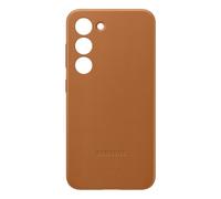 Coque en Cuir pour Samsung Galaxy S23+ 5G Beige Crème
