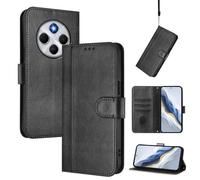Coque En Cuir Rétro Pour Redmi 14c 4g / 14r 5g / A3 Pro, Noir