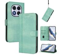 Coque En Cuir Rétro Pour Xiaomi Poco X7 5g / Redmi Note 14 Pro 5g, Menthe