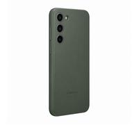 Coque en cuir - SAMSUNG - Galaxy S23+ - Vert - Rigide - Mixte
