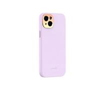 Coque en Cuir Slim pour iPhone 14 Plus Compatible MagSafe Violet clair