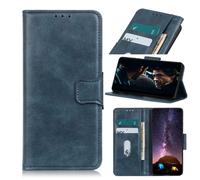 Coque En Cuir Texture Crazy Horse Pour Xiaomi Redmi K40s/K40s Pro 5g Et Poco F4 5g, Bleu