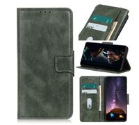 Coque En Cuir Texture Crazy Horse Pour Xiaomi Redmi K40s/K40s Pro 5g Et Poco F4 5g, Vert Foncé