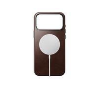 Coque en cuir traditionnel - - iPhone 17 Pro Max - Marron - Compatible MagSafe - Protection élégante