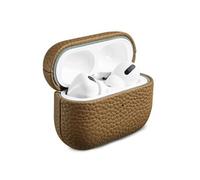Accezz Coque en Cuir véritable pour AirPods Pro 2 Taupe G