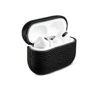 Coque en Cuir véritable pour AirPods Pro Noir