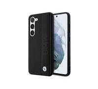 CG Mobile Housse pour Galaxy S23 BMW Texturée & Stripe Hardcase Noir