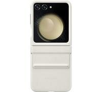 Coque En Éco-Cuir Officielle Samsung Galaxy Z Flip5 - Crème (Blanc)
