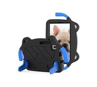 Coque en EVA motif de dessin animé mignon, anti-chutte avec béquille pour votre Samsung Galaxy Tab A7 Lite 8.7-pouces - noir/bleu