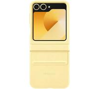 Coque En Faux Cuir Officielle Samsung Galaxy Z Flip6 - Jaune