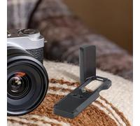 Coque en forme de L avec fonction de libération rapide pour Fujifilm XM5 - Manipulation sécurisée dans toutes les conditions (noir)