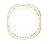 Coque en métal compatible avec Galaxy Watch 8 de 44 mm offrant un design solide et des performances constantes dans diverses conditions (titane doré)
