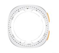 Coque en métal compatible avec Galaxy Watch 8 de 44 mm offrant un design solide et des performances constantes dans diverses conditions (argenté)