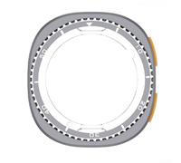 Coque en métal compatible avec Galaxy Watch 8 de 44 mm offrant un design solide et des performances constantes dans diverses conditions (gris foncé)