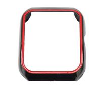 Coque en PC résistante aux rayures pour montre intelligente OPPO Watch 3 Pro Noir/Rouge
