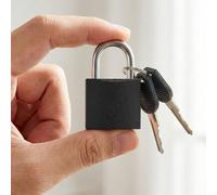 Coque en plastique de couleur vive avec couche extérieure résistante aux rayures. Mini cadenas colorés avec clés pour les étudiants et les navetteurs quotidiens. Cadenas en métal multifonctionnel lége
