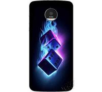 Coque en plastique rigide compatible avec Motorola Moto X4, design (écrous)