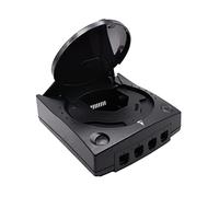 Coque en plastique translucide pratique absorbant les chocs pour SEGA Dreamcast DC (coque noire)