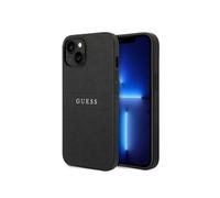 Guess Étui Rigide Étui Protecteur Saffiano Sangle Noir pour IPHONE 14 Plus 6,7 "