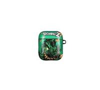 Coque en silicagel avec porte-clé pour Airpods 1/2-Dragon Ball-Dragon-vert G