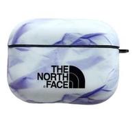 Coque en silicagel avec porte-clé pour Airpods Pro-montagne enneigée-blanc violet