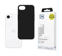 Coque en silicone 3MK mate pour iPhone 16e Noir