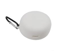 Coque en silicone absorbant les chocs pour écouteurs Soundcore Sleep A30 avec protection et matériau lavable pour un maintien et un chargement sécurisés (blanc)