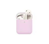 Coque en silicone airpods mats lilas pour votre Apple AirPods (2019)/(2016)