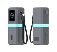 Coque en silicone ajustée pour Anker A1695 165 W Power Bank offrant une absorption des chocs et une préparation au voyage (gris)