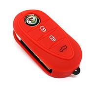 Coque en silicone ALA Finest-Folia - Pour e voiture à 3 boutons rouge