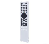 Coque en silicone anti-chute compatible avec la télécommande TCL RC833A pour une durabilité et un signal améliorés (blanc)