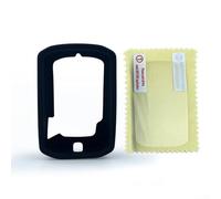 Coque en silicone anti-chute pour Bryton Rider 15 Neo avec film haute définition accessoire de cyclisme intelligent (noir)