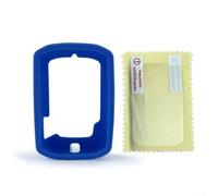 Coque en silicone anti-chute pour Bryton Rider 15 Neo avec film haute définition accessoire vélo intelligent (bleu)