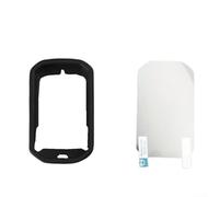 Coque en silicone anti-chute pour Bryton Rider 320 420 avec film haute définition, ensemble de coques de protection pour ordinateur de cyclisme en plein air